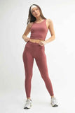 MONO B Venice Cloud Light Sculpt High-Waisted Leggings.
