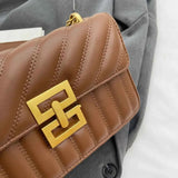 PU Leather Small Crossbody Bag.
