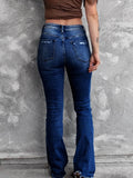 Distressed Flare Jeans for Women.