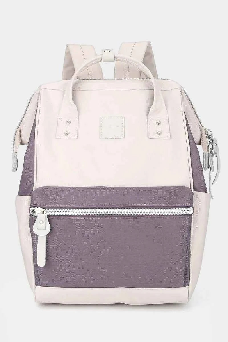 Himawari Water Resistant Canvas Backpack with USB Port.