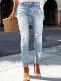 Distressed Skinny Jeans.