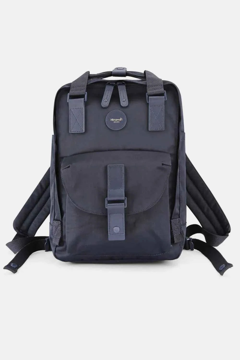 Himawari Contrast Waterproof Canvas Backpack Bag.