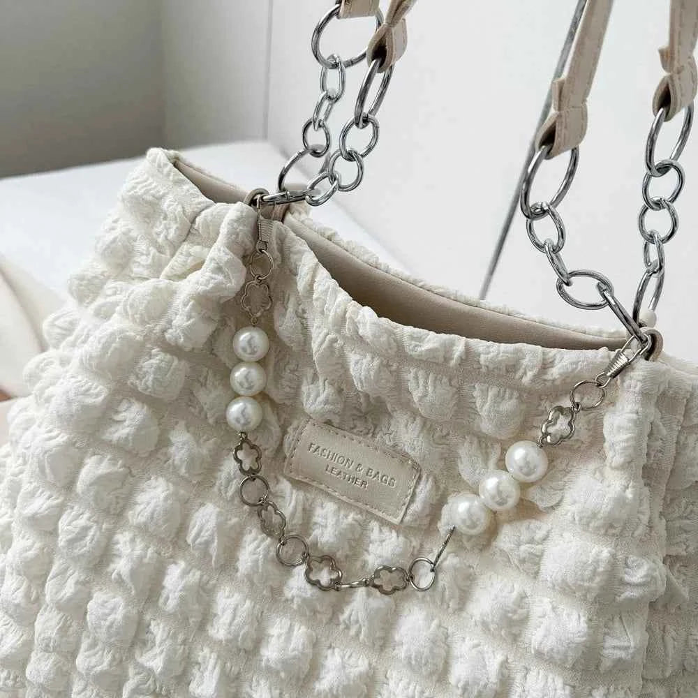 Bubble Textured Medium Tote Bag.