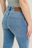 Judy Blue Plus Size High-Waist Vintage Straight Jeans.
