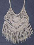 Crochet Fringe Beach Cover Up - EBYNN