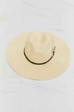Fame Boho Summer Straw Fedora Hat.