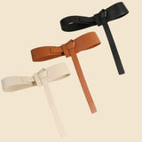 Knot Detail PU Leather Belt.