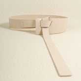 Knot Detail PU Leather Belt.