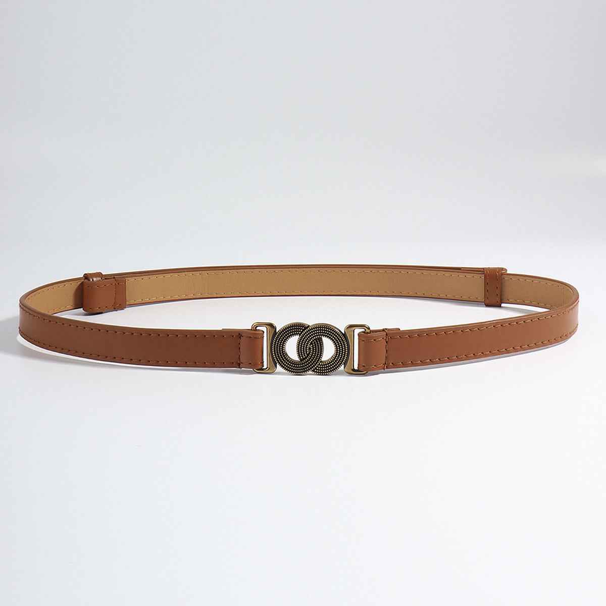 Alloy Buckle PU Leather Belt.