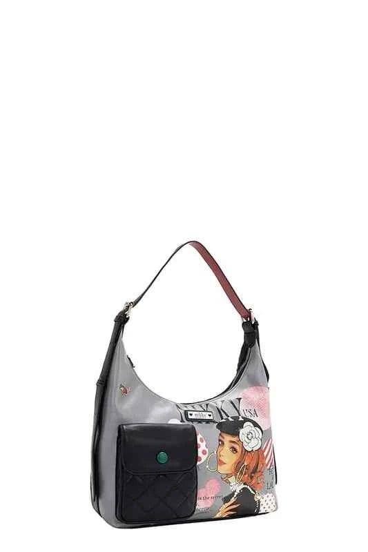 Nicole Lee USA Adjustable Strap Shoulder Bag.