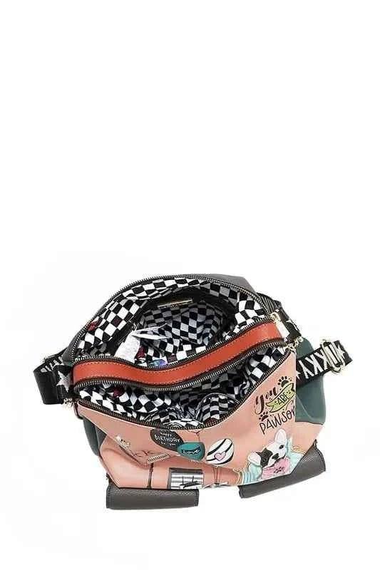 Nicole Lee USA Eco-Leather Multifunction Backpack.