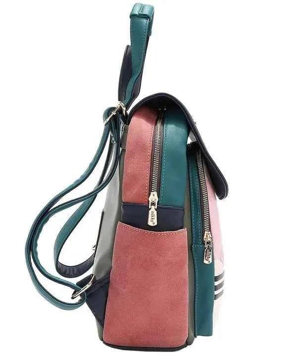 Nicole Lee USA Cat Eco-Leather Convertible Backpack.
