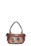 Nicole Lee USA Eco-Leather Shoulder Bag.