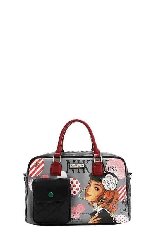 Nicole Lee USA Eco-Leather Boston Bag.