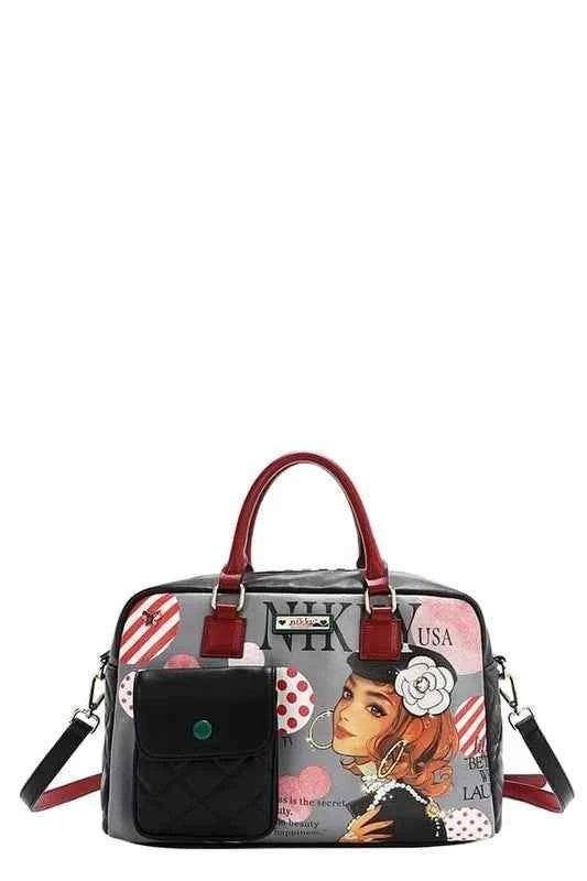 Nicole Lee USA Eco-Leather Boston Bag.