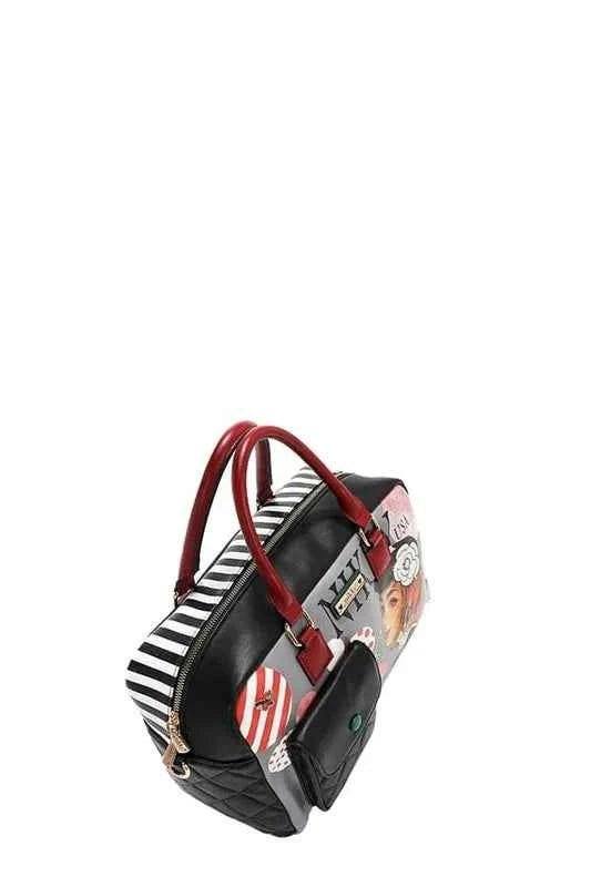 Nicole Lee USA Eco-Leather Boston Bag.