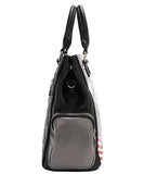 Nicole Lee USA Eco-Leather Handbag with Side Pockets.