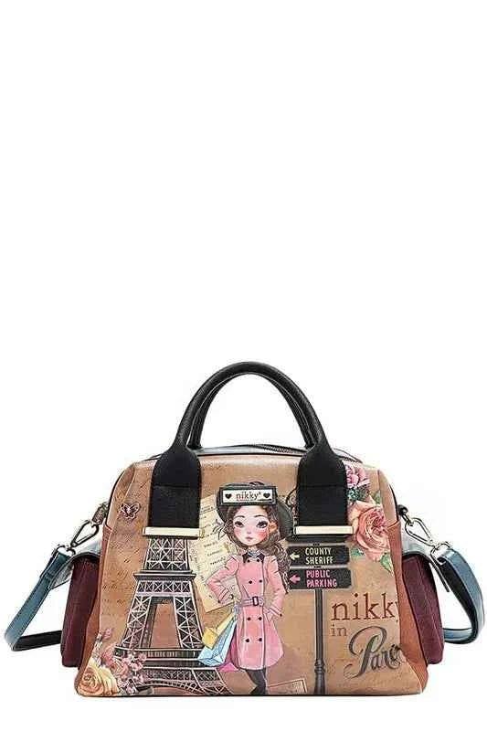 Nicole Lee USA Eco-Leather Boston Bag.