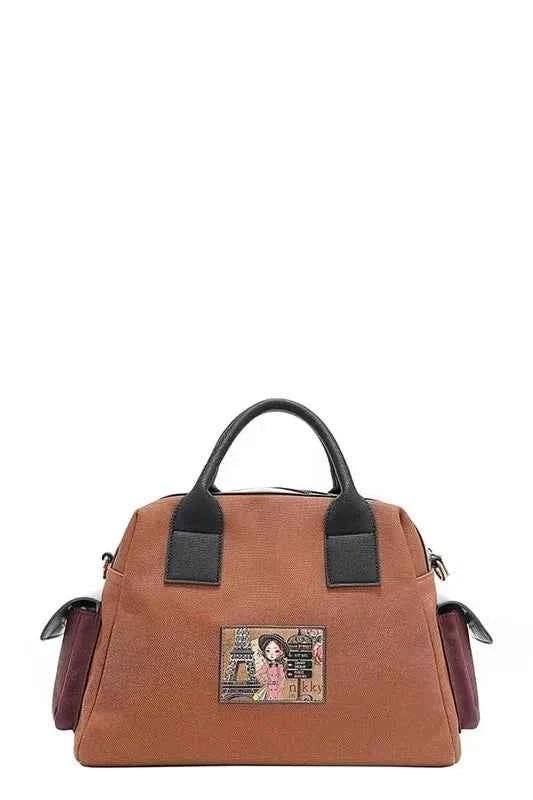 Nicole Lee USA Eco-Leather Boston Bag.