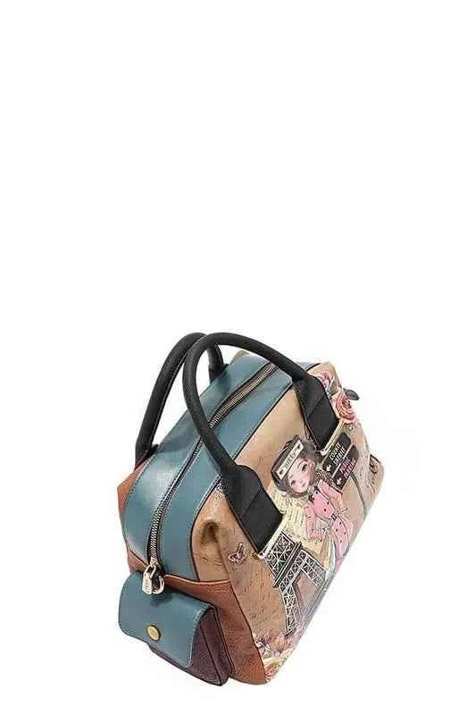 Nicole Lee USA Eco-Leather Boston Bag.