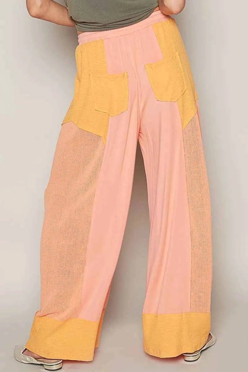 POL Drawstring Wide Leg Pants.
