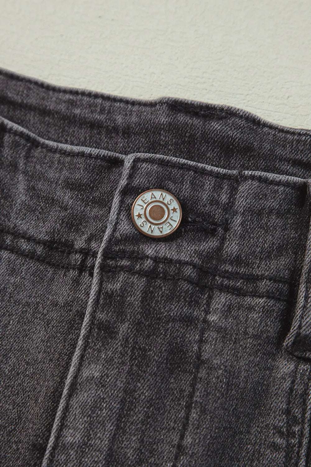 High-Waisted Wide-Leg Vintage Wash Jeans.