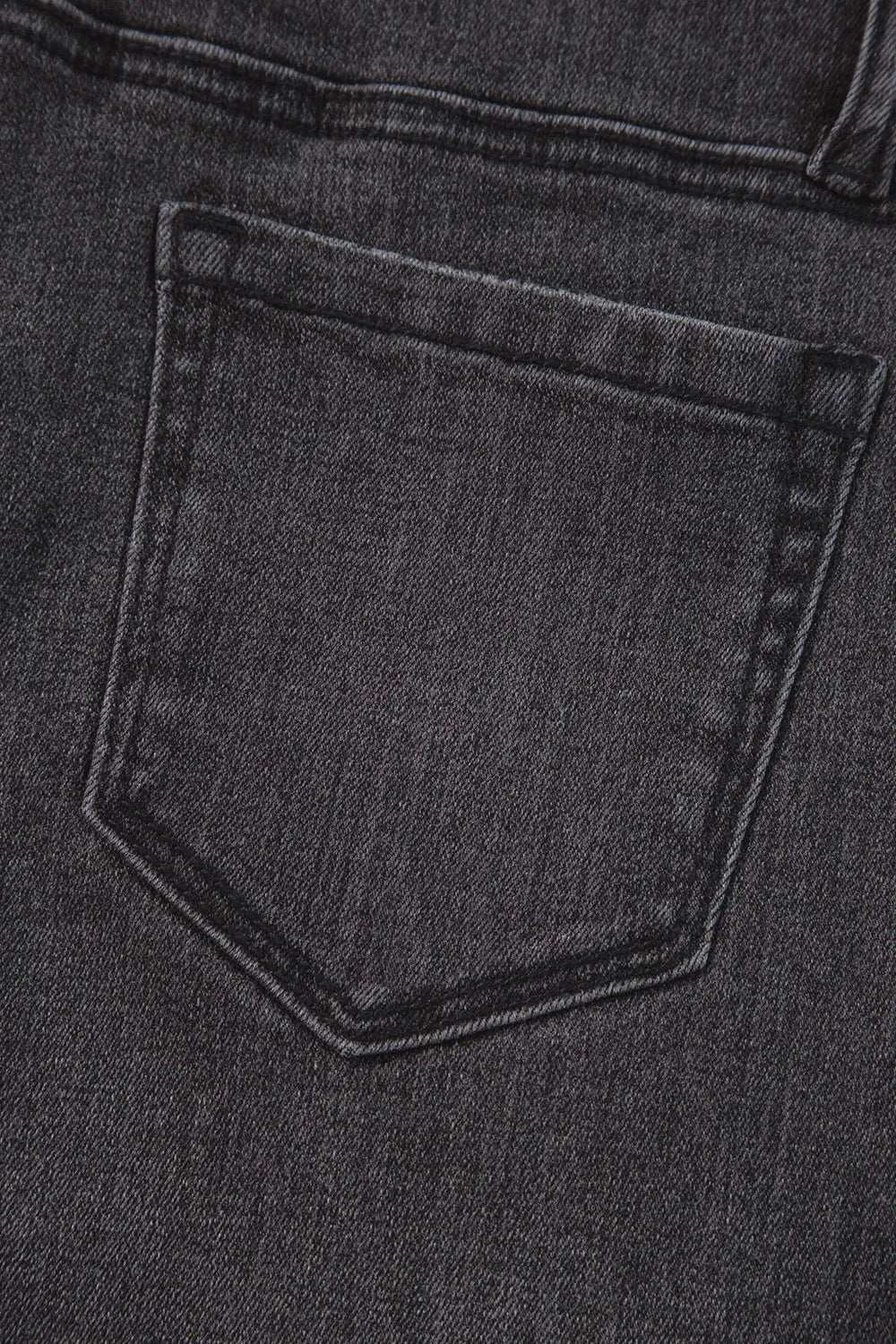 High-Waisted Wide-Leg Vintage Wash Jeans.