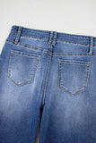High-Waisted Wide-Leg Vintage Wash Jeans.