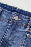 High-Waisted Wide-Leg Vintage Wash Jeans.