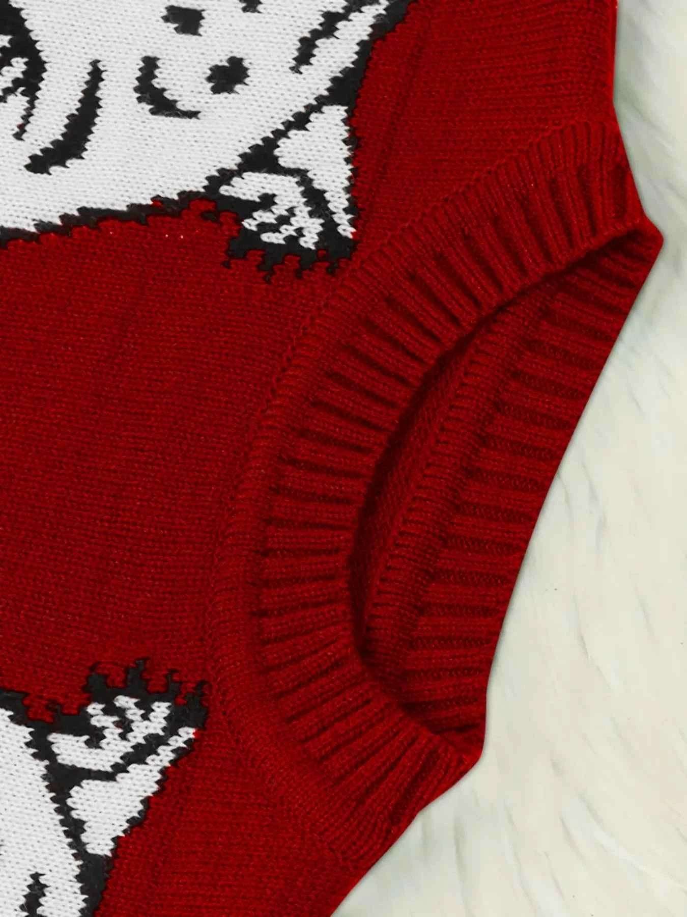 Leopard Print Round Neck Sweater.