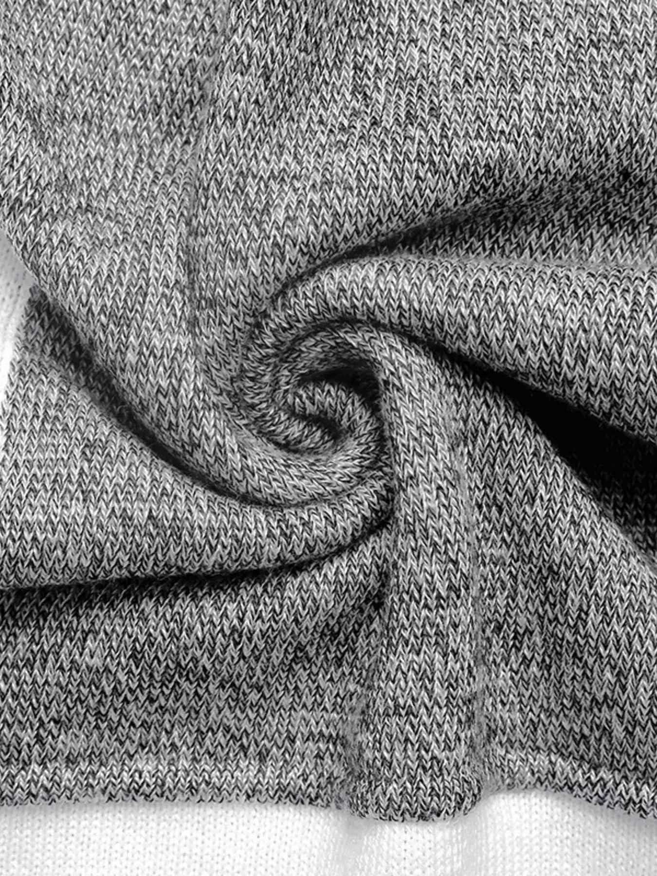 Color Block Knit Long Sleeve Sweater.