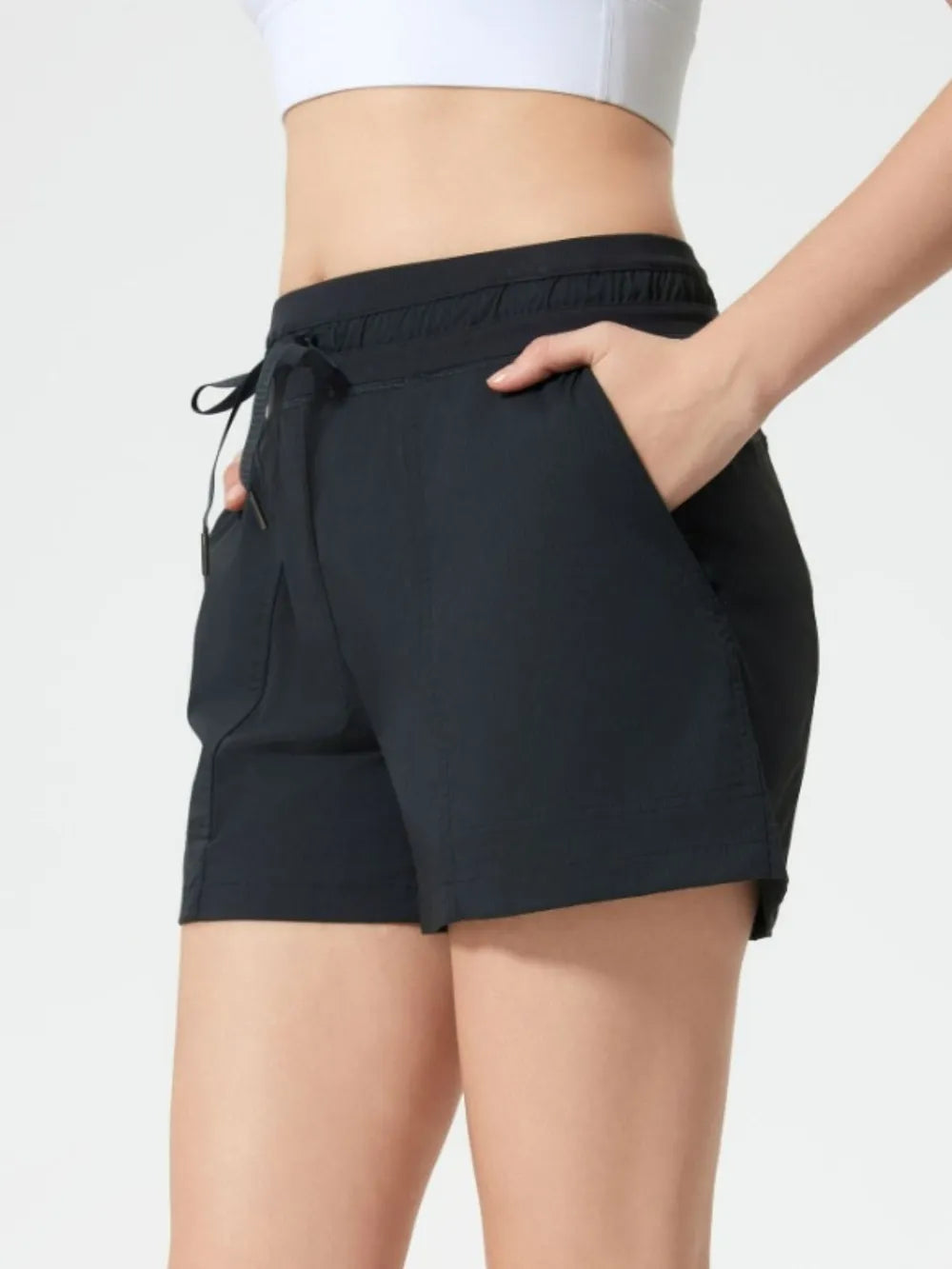 Millennia Drawstring Active Shorts with Pockets.
