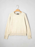 Crew Neck Long Sleeve Sweater.