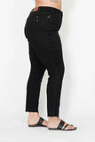 Judy Blue Plus Size High Waisted Tummy Control Skinny Jeans.