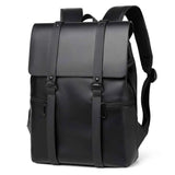 PU Leather Adjustable Strap Backpack Bag.
