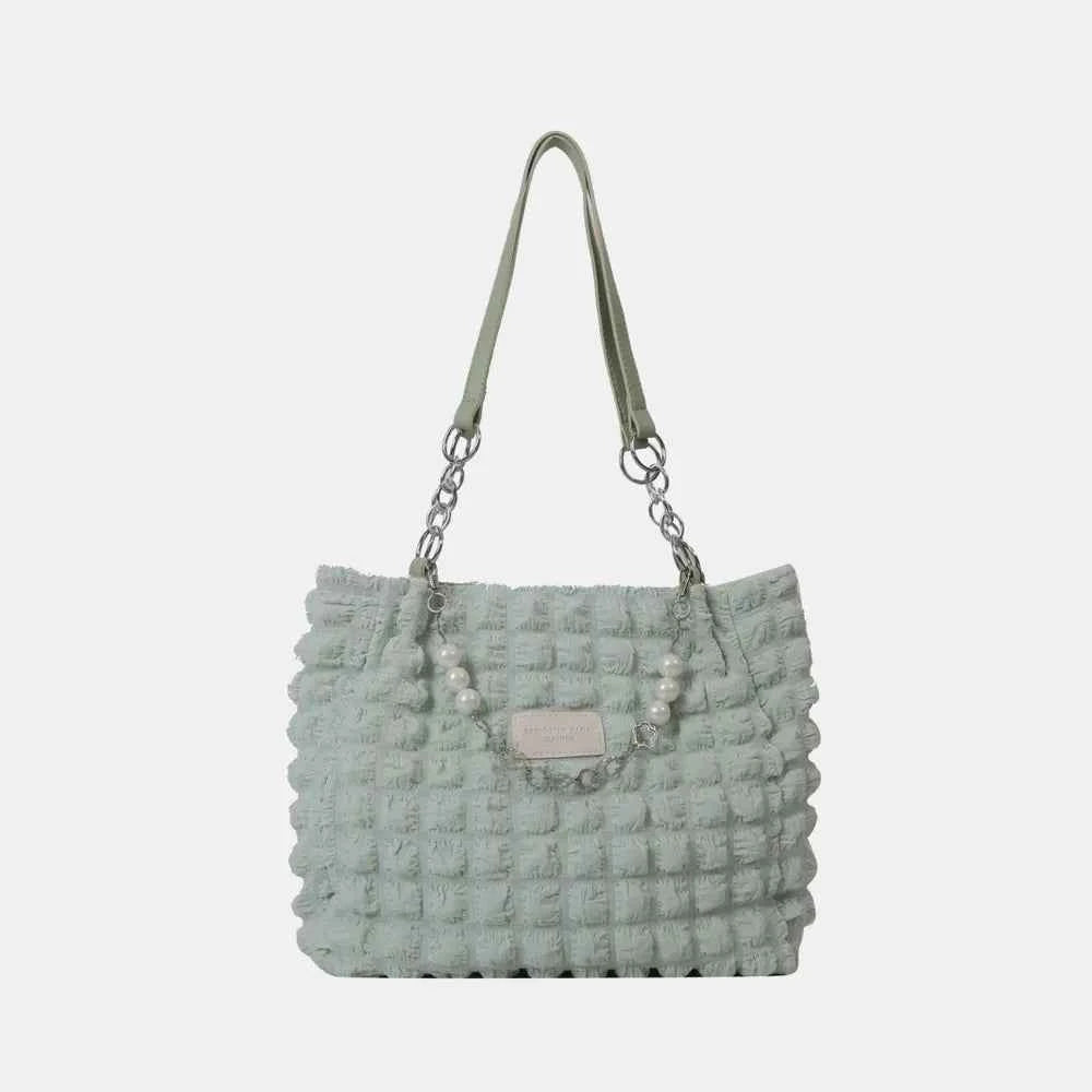 Bubble Textured Medium Tote Bag.