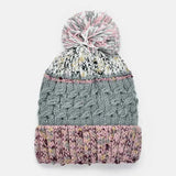 Contrast Thermal Hat with Pompom.