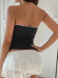 Bow Detail Tube Top.