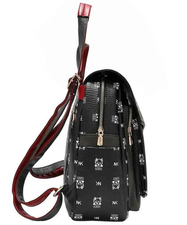 Nicole Lee USA Cat Eco-Leather Convertible Backpack.