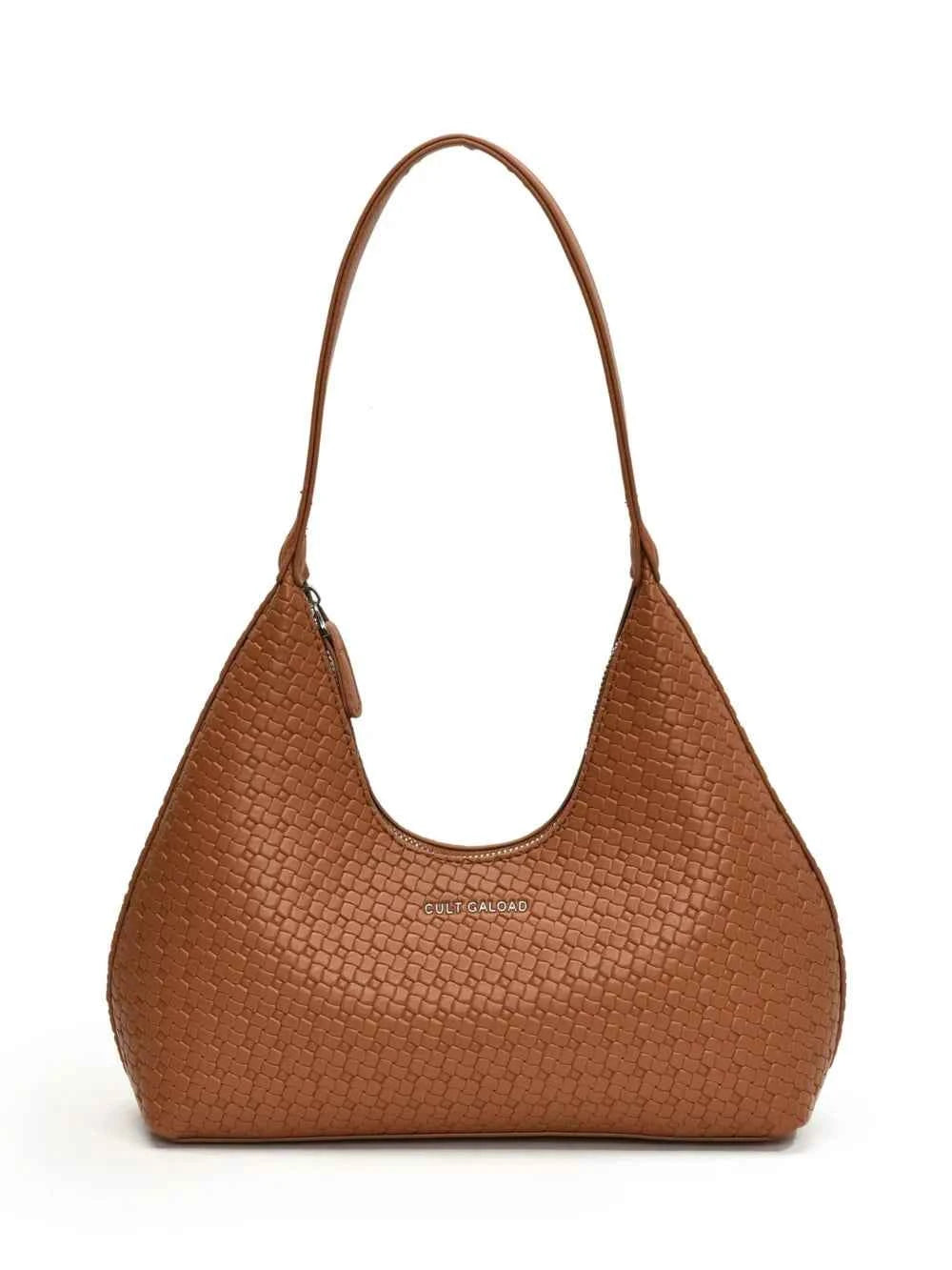 Small Texture PU Leather Shoulder Bag.