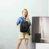 Tassel Oxford Cloth Backpack.