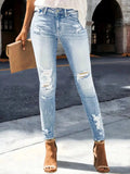 Distressed Skinny Jeans.
