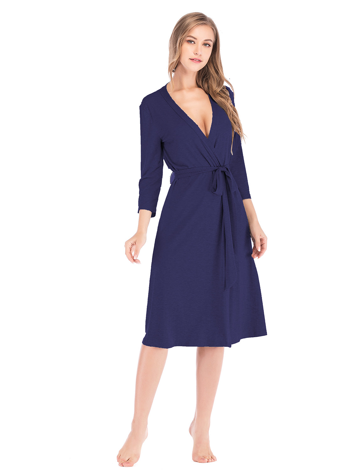 Plunge Tie Front Night Dress.