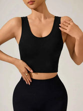 Crisscross Cropped Active Tank.