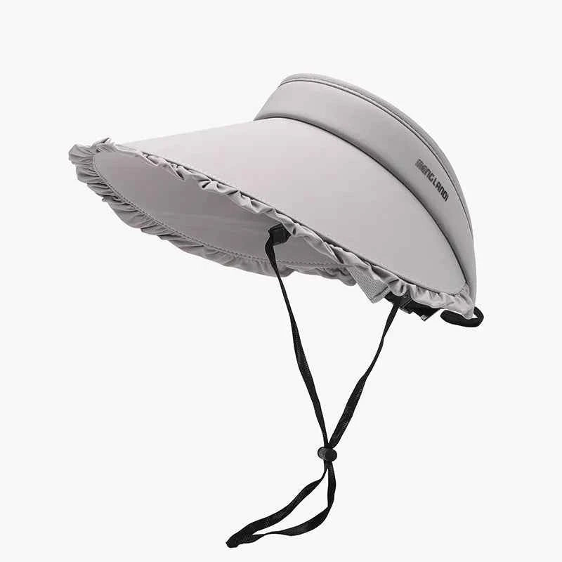 Frill Adjustable Ice Silk Sun Hat.