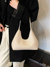 Small Texture PU Leather Shoulder Bag.