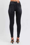 Judy Blue Plus Size Mid Rise Tummy Control Skinny Jeans.