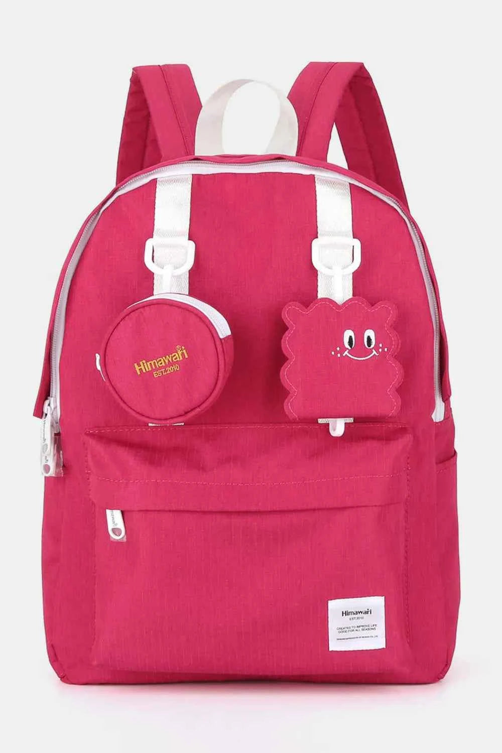 Himawari Waterproof Canvas Backpack with Detachable Coin Purse.