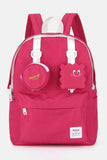 Himawari Waterproof Canvas Backpack with Detachable Coin Purse.