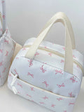 Bow Print 3-Piece Bag Set.